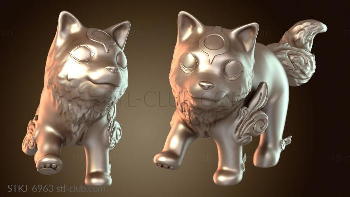 Статуэтки животных Оками Вульф