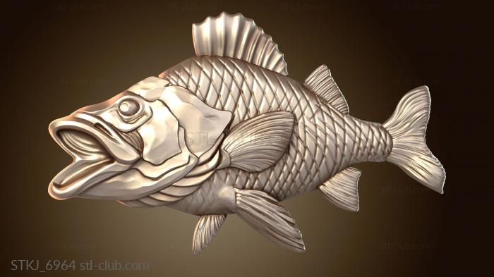 Статуэтки животных Окунь