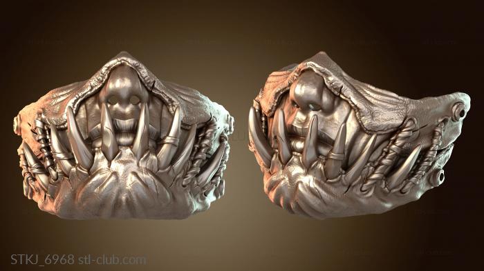 Статуэтки животных Маска орка в стиле стимпанк