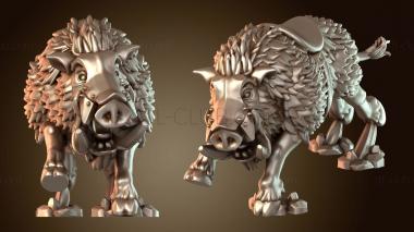 3D модель Капитан орков-кабанов (STL)