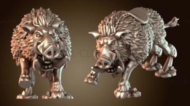 3D модель Орк-кабан-налетчик (STL)