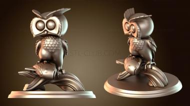 3D мадэль Фигурка Совы (STL)