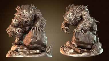 3D мадэль Дикий совомедведь (STL)