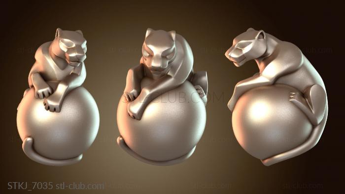 Статуэтки животных Пантера