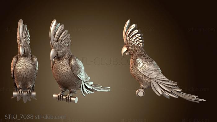 Статуэтки животных Попугай Какаду