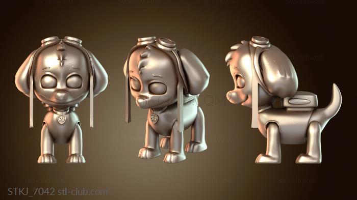 Статуэтки животных Щенячий патруль Скай