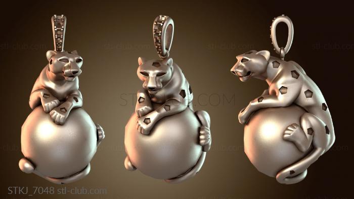 Статуэтки животных Подвеска «Пантера»