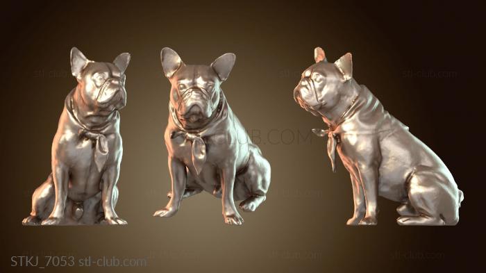 Статуэтки животных Французский бульдог