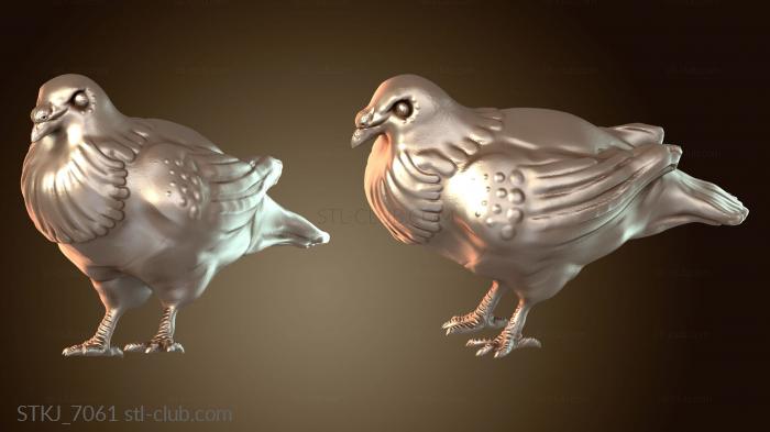 Статуэтки животных Трио «Голубиная коробка»