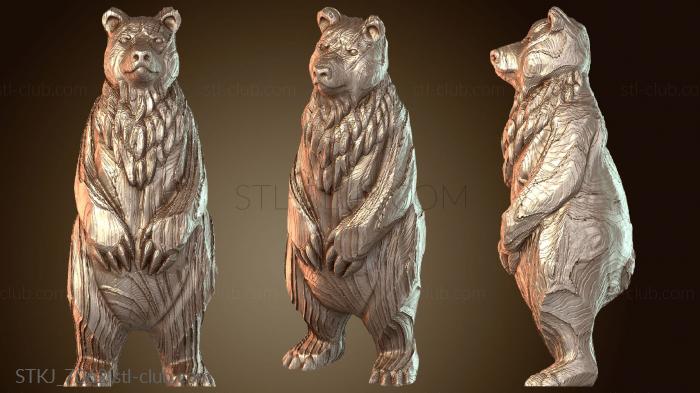 Статуэтки животных Сосновый медведь