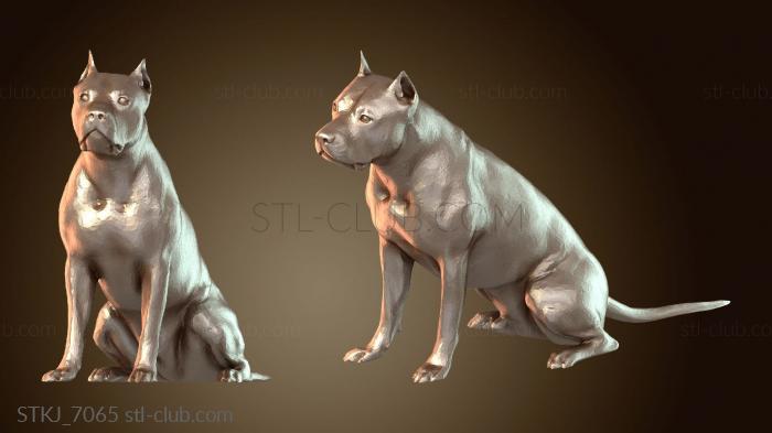 Статуэтки животных Питбуль