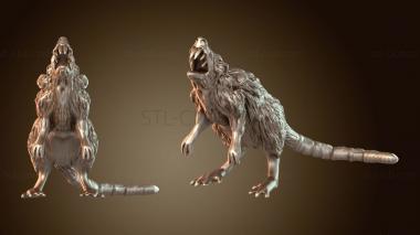 3D мадэль Чумная крыса быстро кусается (STL)