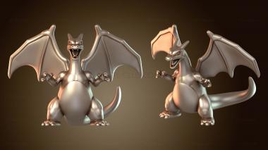 3D модель Покемон Чаризард Флейм (STL)