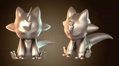 3D model Pokemon Toxel Evolution (STL)