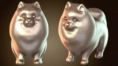 3D модель Померанский шпиц (STL)