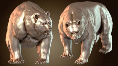 3D модель Священник Медведь Дикий (STL)