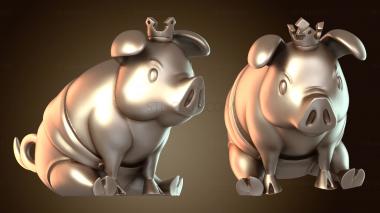 3D модель Проклятая принцесса Пиглетта (STL)