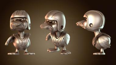 3D модель Принцессы Сердитая Утка Быстрая (STL)