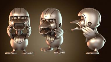 3D модель Принцессы Angry Duck Young (STL)