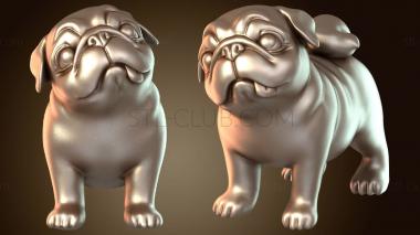 3D модель Допрашивающий мопс (STL)