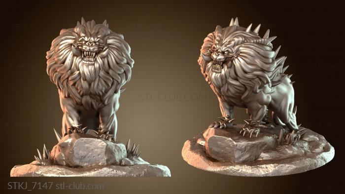 Статуэтки животных Кот-перо