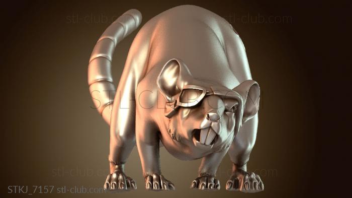 Статуэтки животных Крысолюды Гигантские Крысы Громила