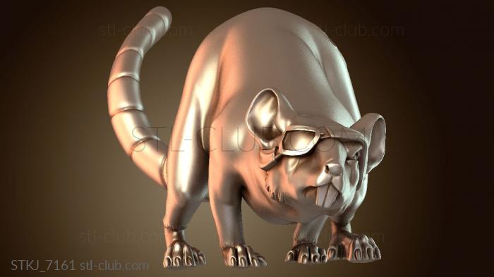 Статуэтки животных Крысолюды Гигантские Крысы Бета