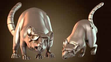 3D model Ratmen Giant Rats Feral (STL)