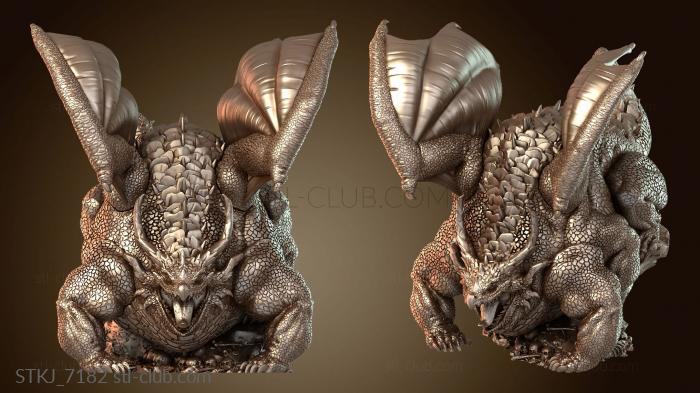 Статуэтки животных Красный Дракон