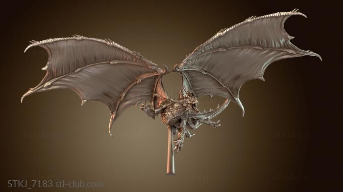 Статуэтки животных Красный Дракон