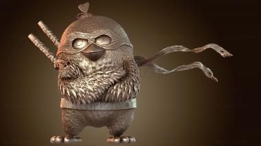 3D модель Red Mash Angry Birds Deadpool (STL)