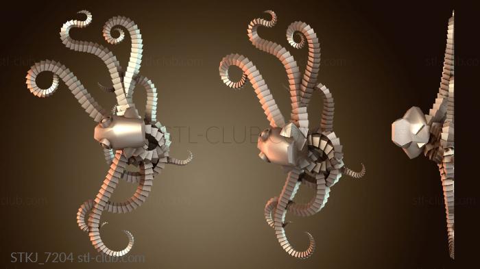 Статуэтки животных Риф Осьминог Глубокий