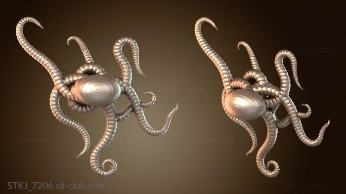 Статуэтки животных Рифовый осьминог Кракен