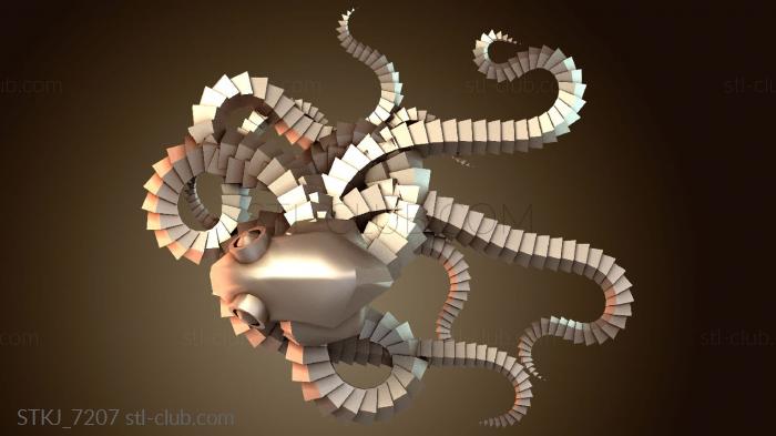 Статуэтки животных Массивный рифовый осьминог