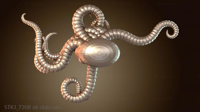 Статуэтки животных Рифовый осьминог Быстрый