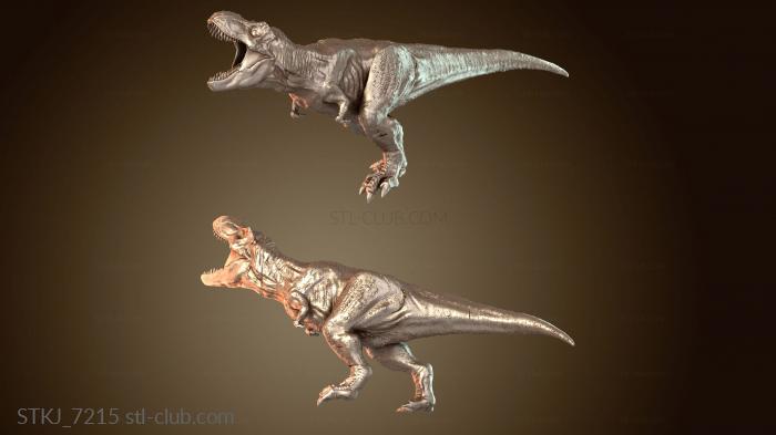 Статуэтки животных Рекс против Карнотавра