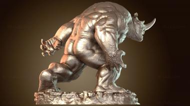 3D модель Носорог и паук (STL)