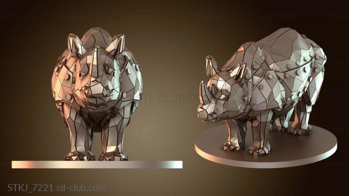 Статуэтки животных Робот-носорог