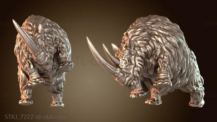 Статуэтки животных Рино Квейк