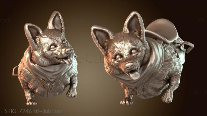 Статуэтки животных Райдер Слайс Корги