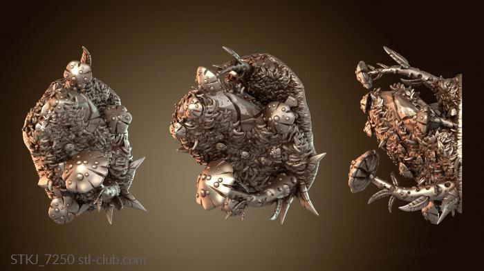 Статуэтки животных Каменные грибы мшистые