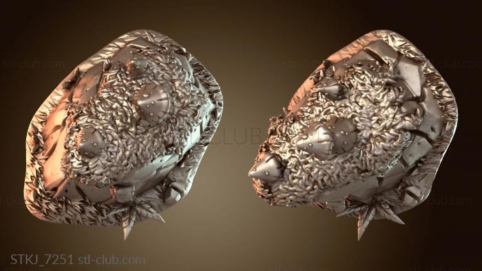 Статуэтки животных Каменные грибы темные