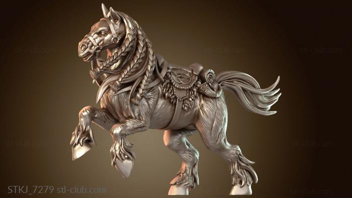 Седло для боевого коня Saga