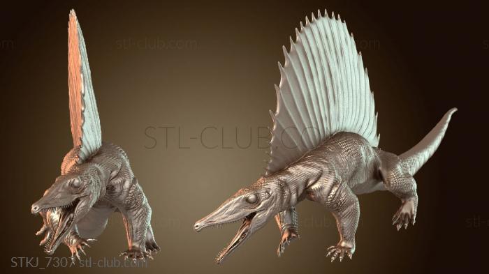 Статуэтки животных Древний секодонтозавр