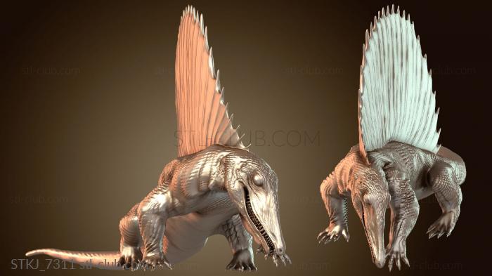 Статуэтки животных Секодонтозавр Рыцарь