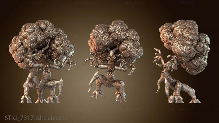 Статуэтки животных Разумное дерево, бегущее