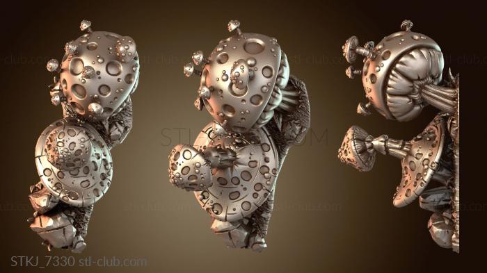 Статуэтки животных Прыжки по грибам