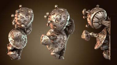 3D мадэль Прыжки по грибам (STL)