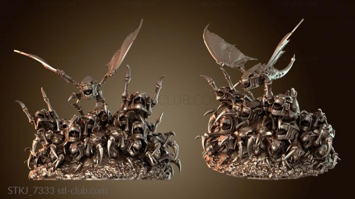 Статуэтки животных Атака серебряной космической рыбы