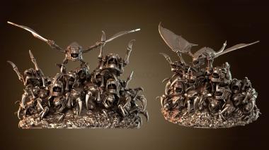 3D мадэль Серебряная космическая рыба Неон (STL)